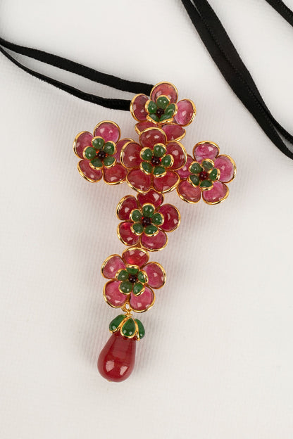 Collier croix Augustine