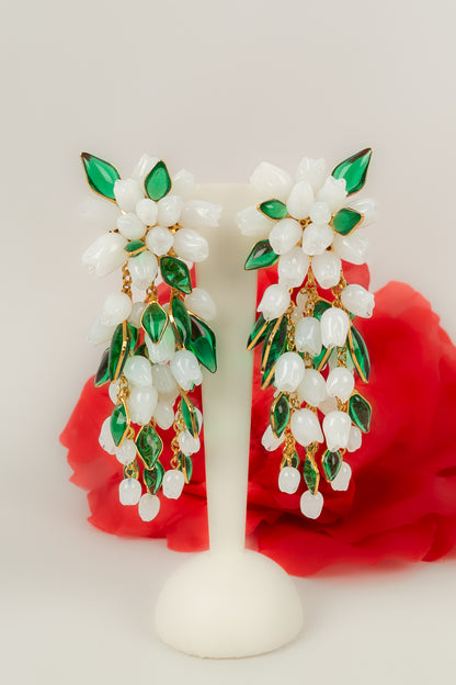 Boucles d'oreilles "muguet" Augustine