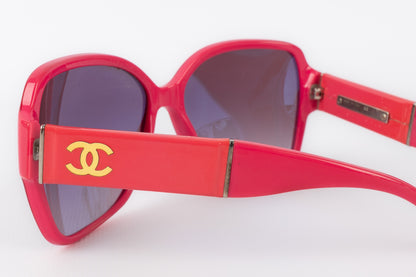 Lunettes de soleil roses Chanel