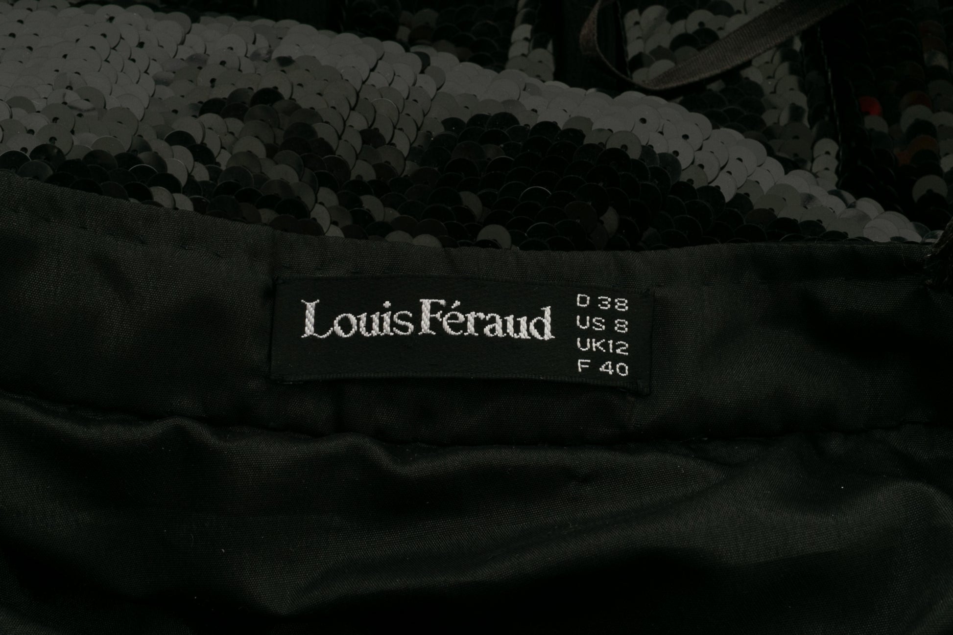 Jupe à paillettes Louis Féraud