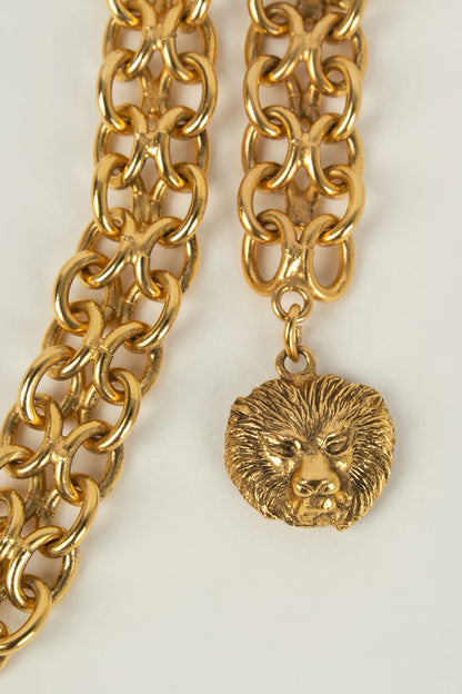 Ceinture "tête de lion" Chanel