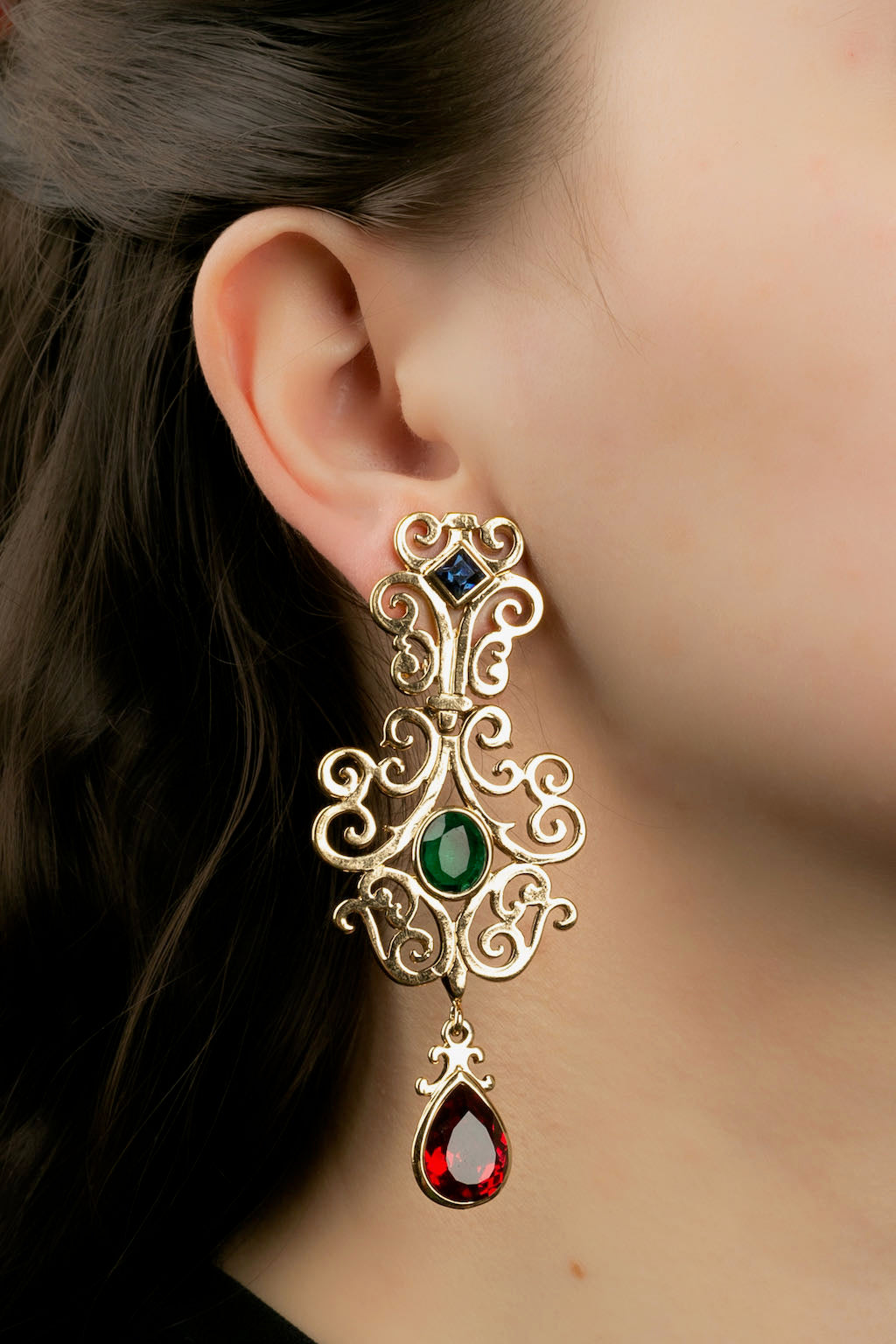 Boucles d'oreilles Yves Saint Laurent