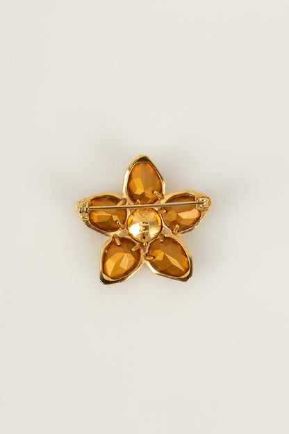 Broche fleur Yves Saint Laurent