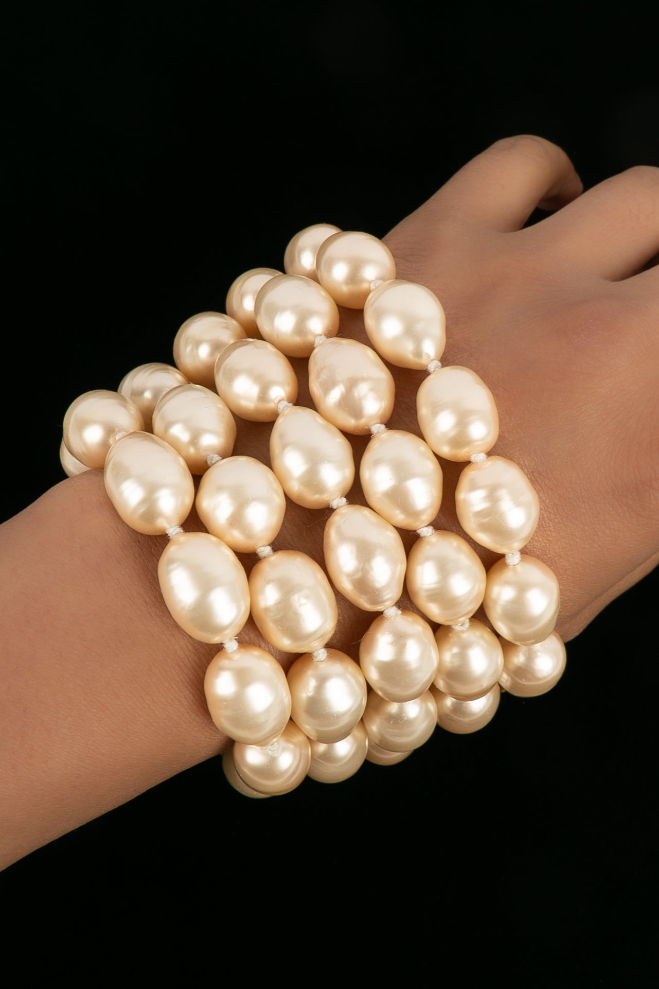 Bracelet de perles Chanel