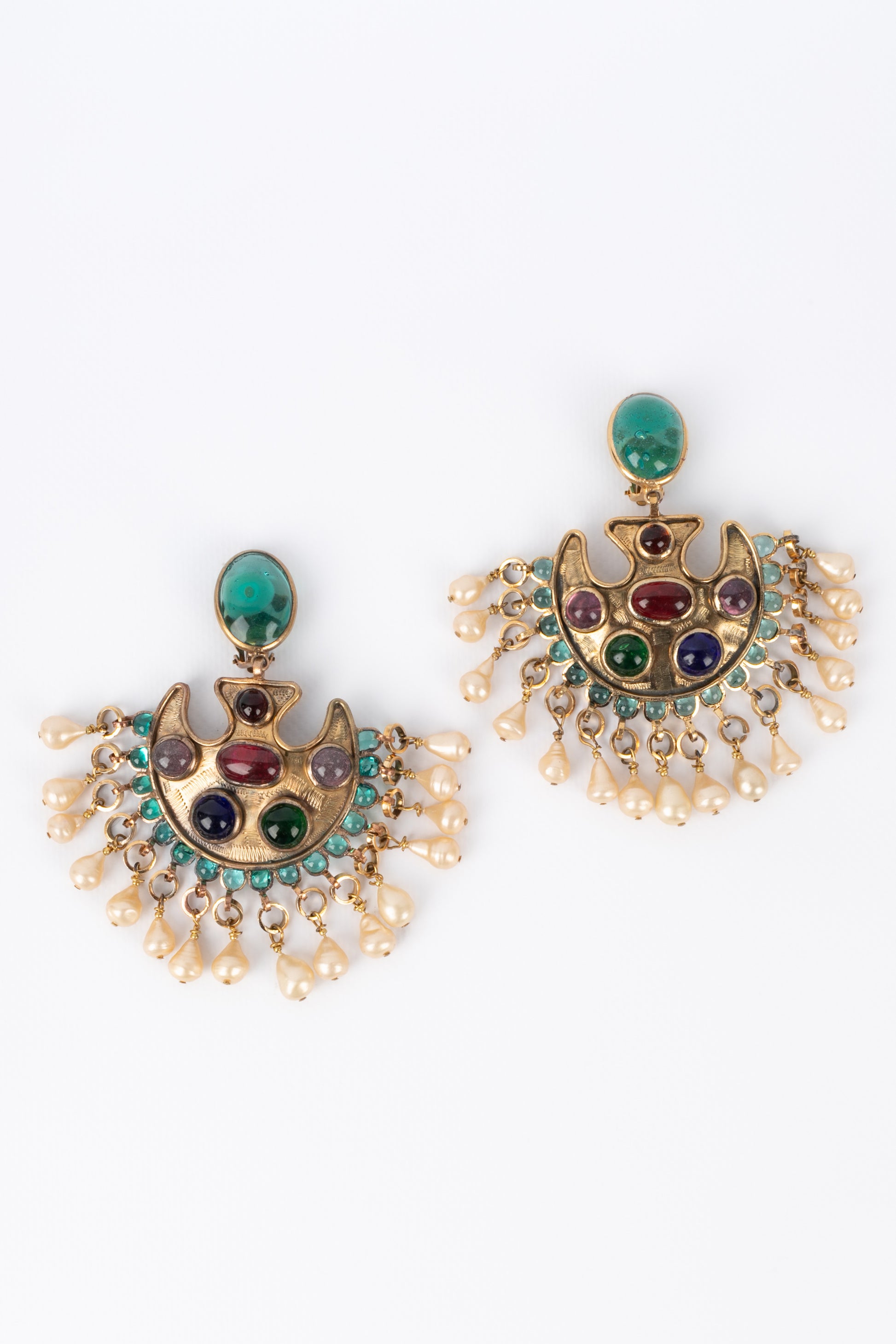 Boucles d'oreilles Chanel Haute Couture 1981