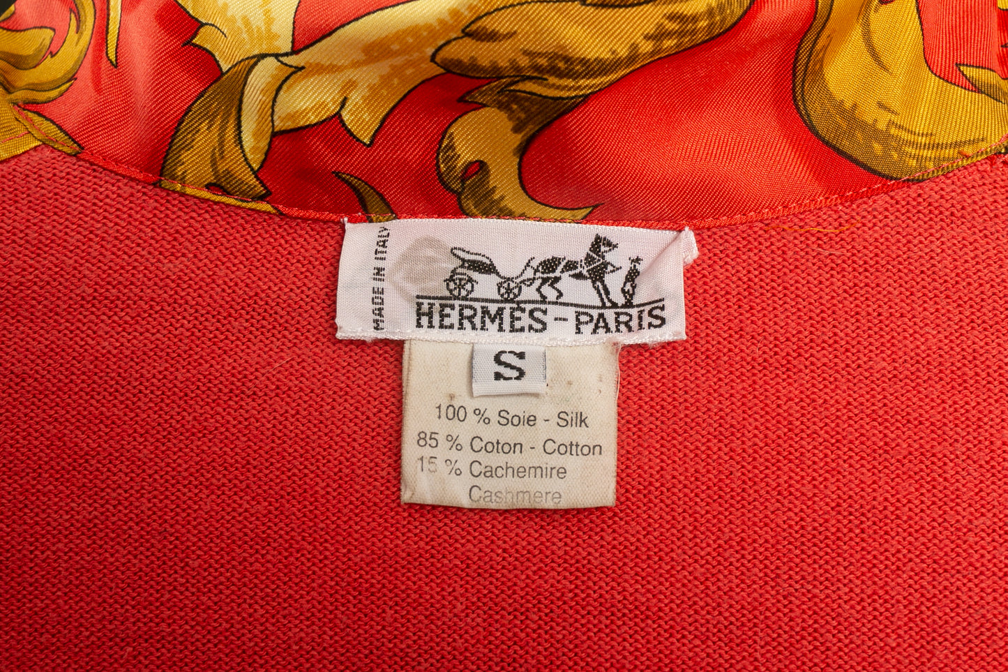 Polo en soie et cachemire Hermès