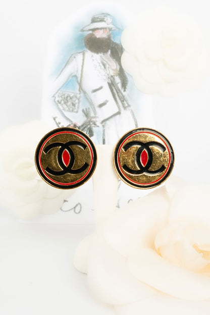 Boucles d'oreilles cc Chanel 