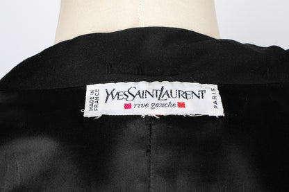 Veste en cuir Yves Saint Laurent