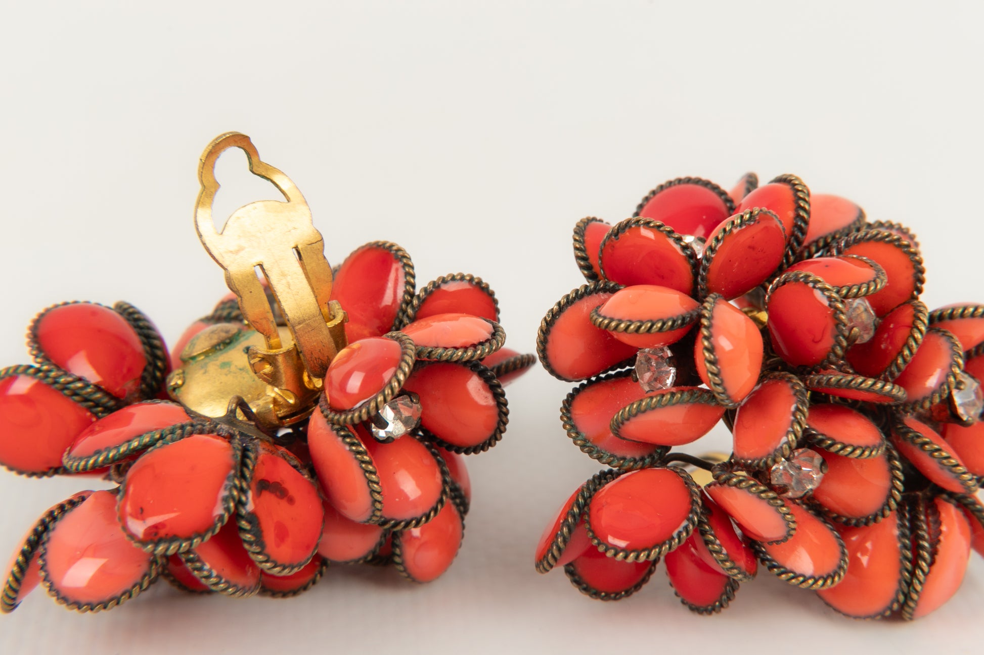 Boucles d'oreilles Gripoix pour Chanel