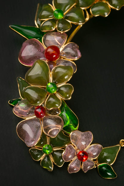 Collier en pâte de verre Augustine 