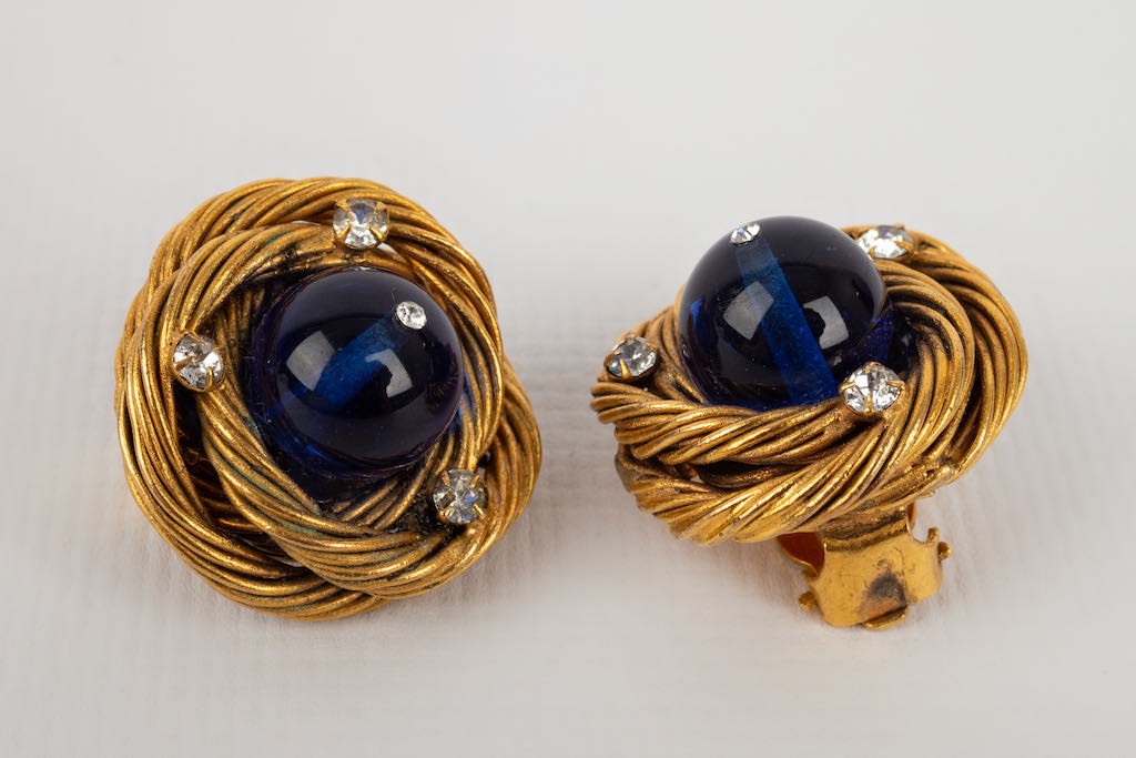 Boucles d'oreilles Chanel époque Coco 