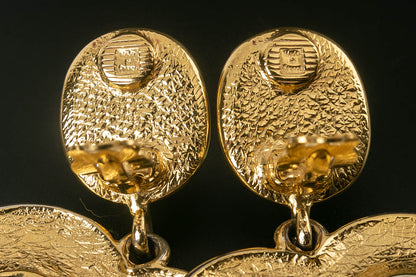 Boucles d'oreilles coeurs Yves Saint Laurent 