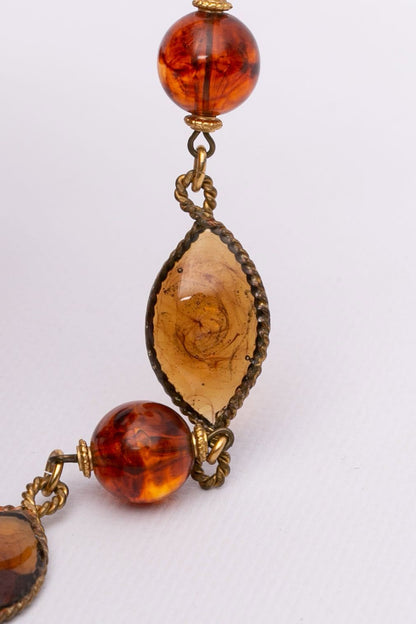 Collier en pâte de verre