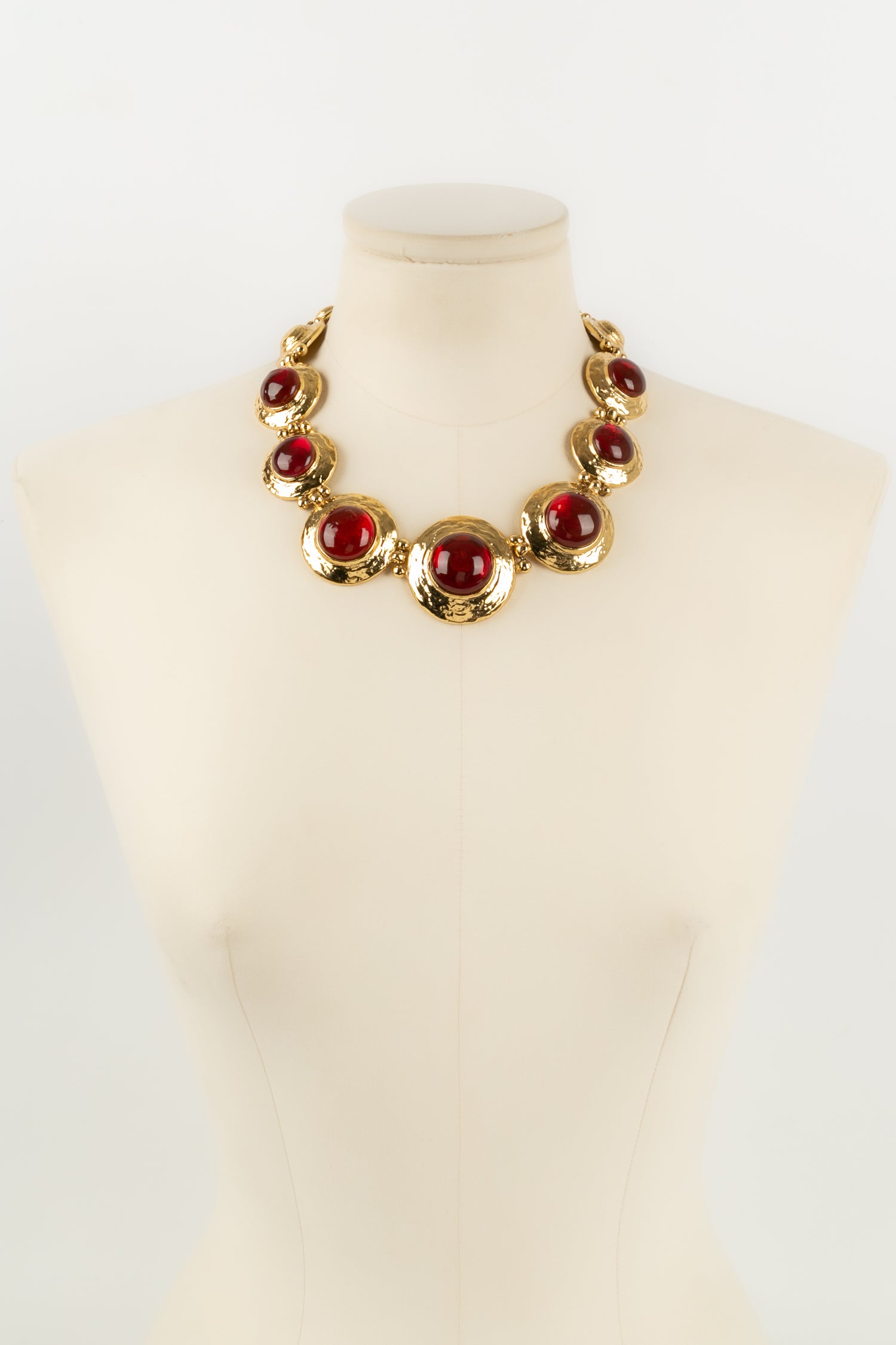 Collier plastron Yves Saint Laurent