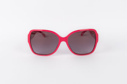 Lunettes de soleil roses Chanel