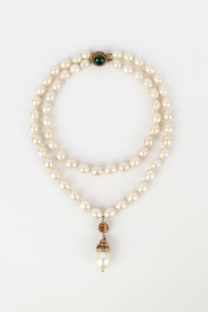 Collier de perles Chanel 1980s