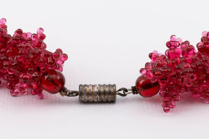 Collier en pâte de verre 1930s