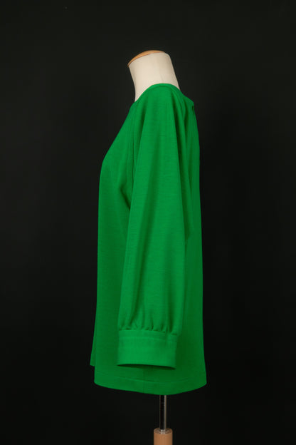 Haut vert Yves Saint Laurent Hiver 1987