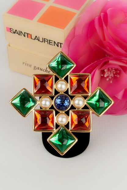 Broche pendentif Yves Saint Laurent