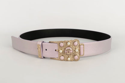 Ceinture mauve Chanel