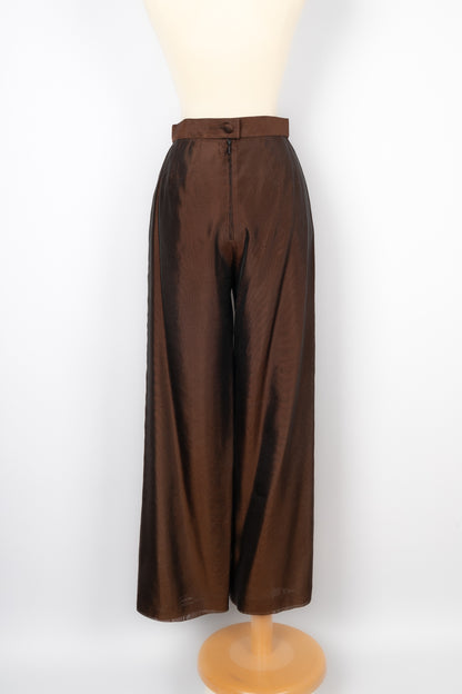 Pantalon en soie Féraud