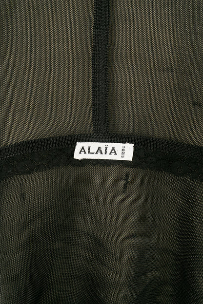 Capuche en maille Alaïa