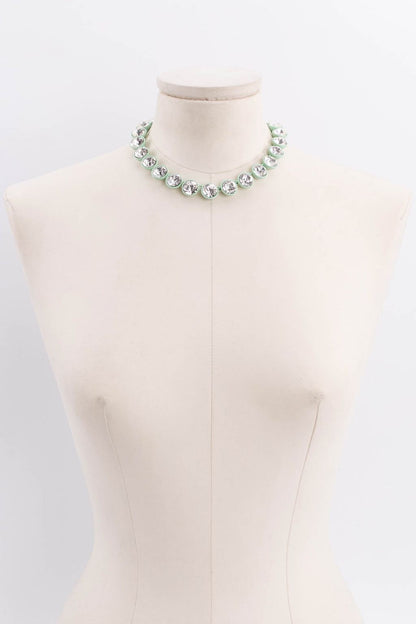 Collier vert Balenciaga