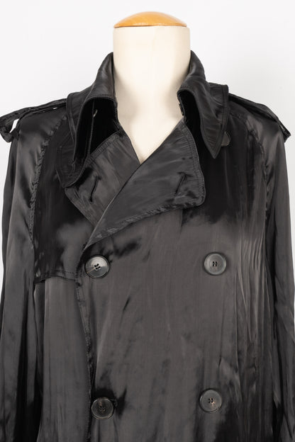 Manteau trench noir Jean-Paul Gaultier