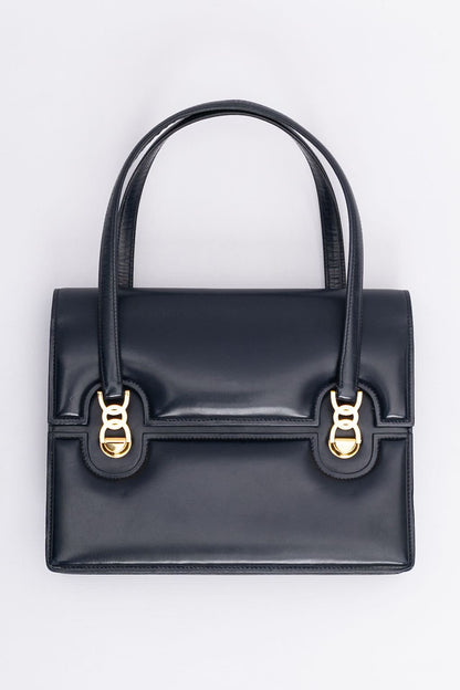 Sac en cuir bleu Gucci