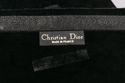 Ceinture noir en daim Dior