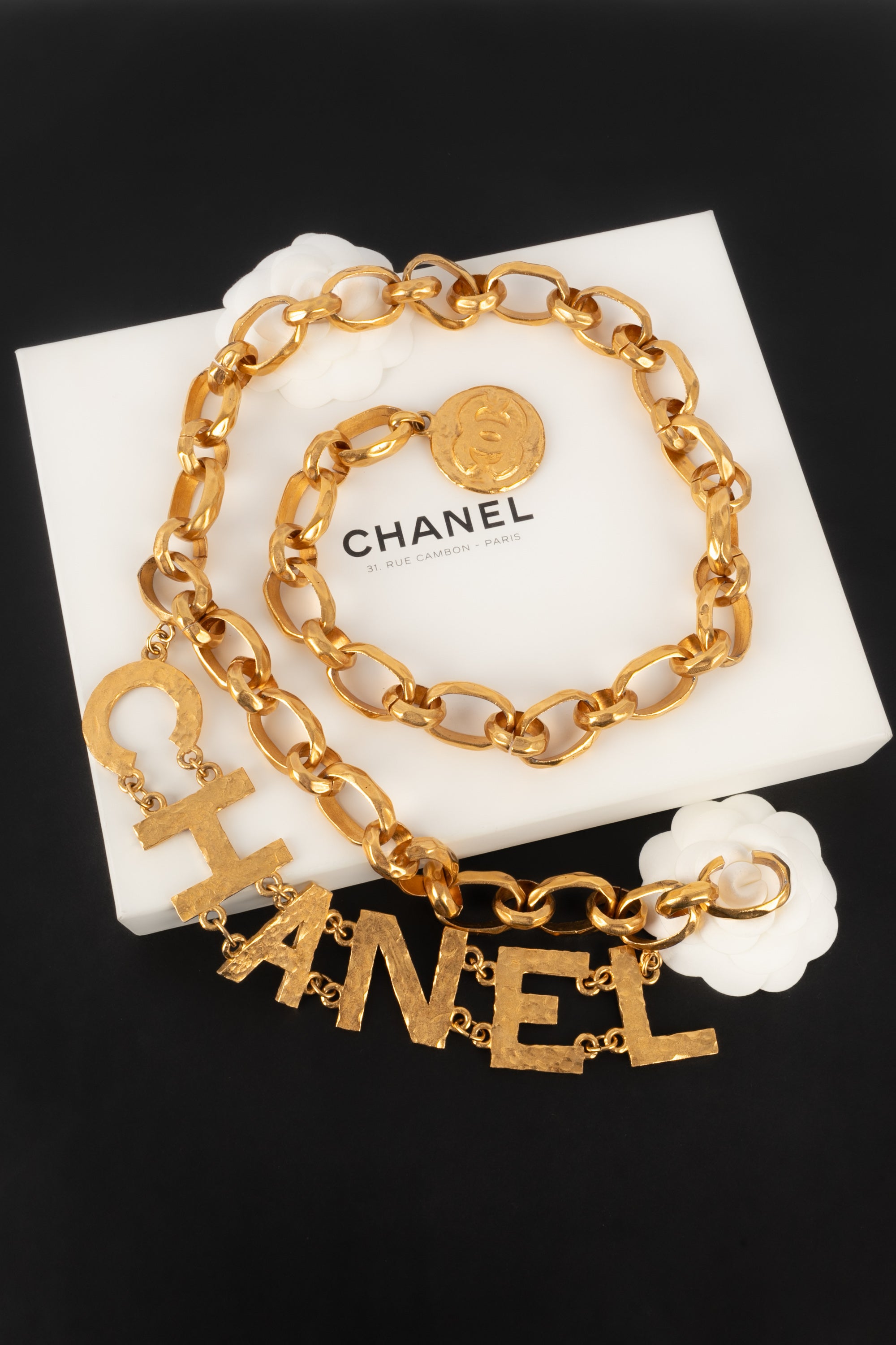 希少レア！CHANEL★ヴィンテージゴールドメッシュベルト66cm×5cm 希少レア！CHANEL☆ヴィンテージゴールドメッシュベルト66cm×5cm 希少