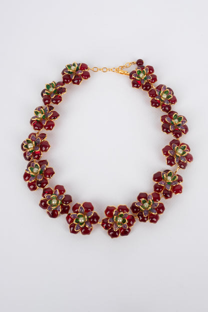 Collier fleurs Augustine