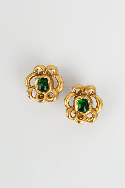 Boucles d'oreilles baroques Chanel 