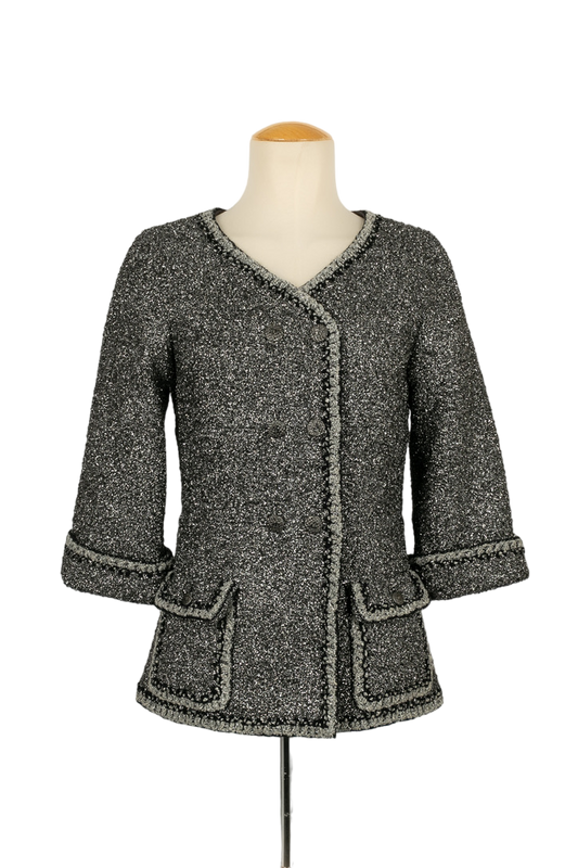 Veste argentée Chanel