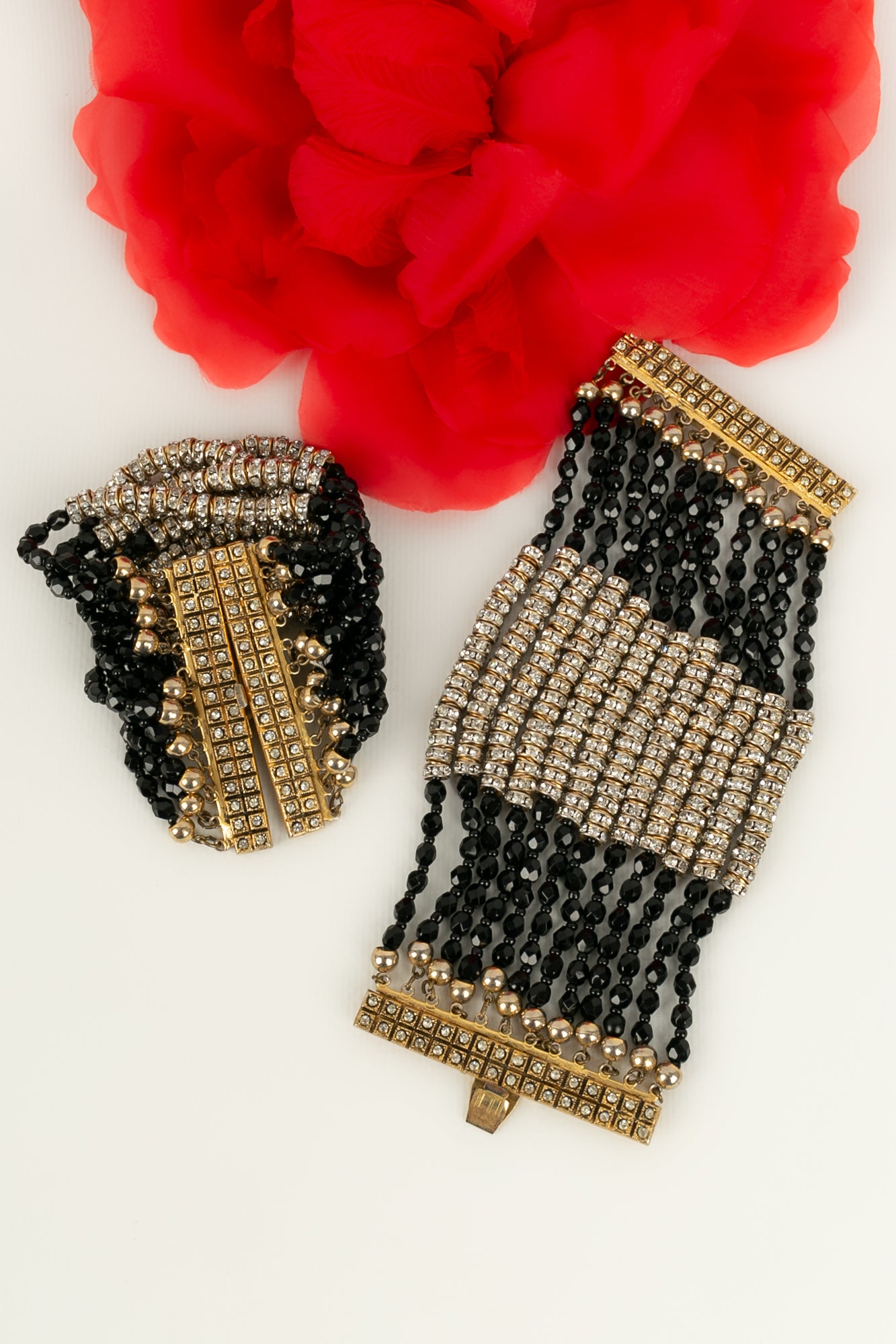Paire de bracelets Valentino Haute Couture