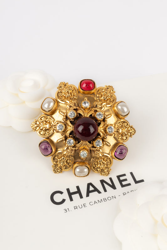 Broche pendentif Chanel 1984