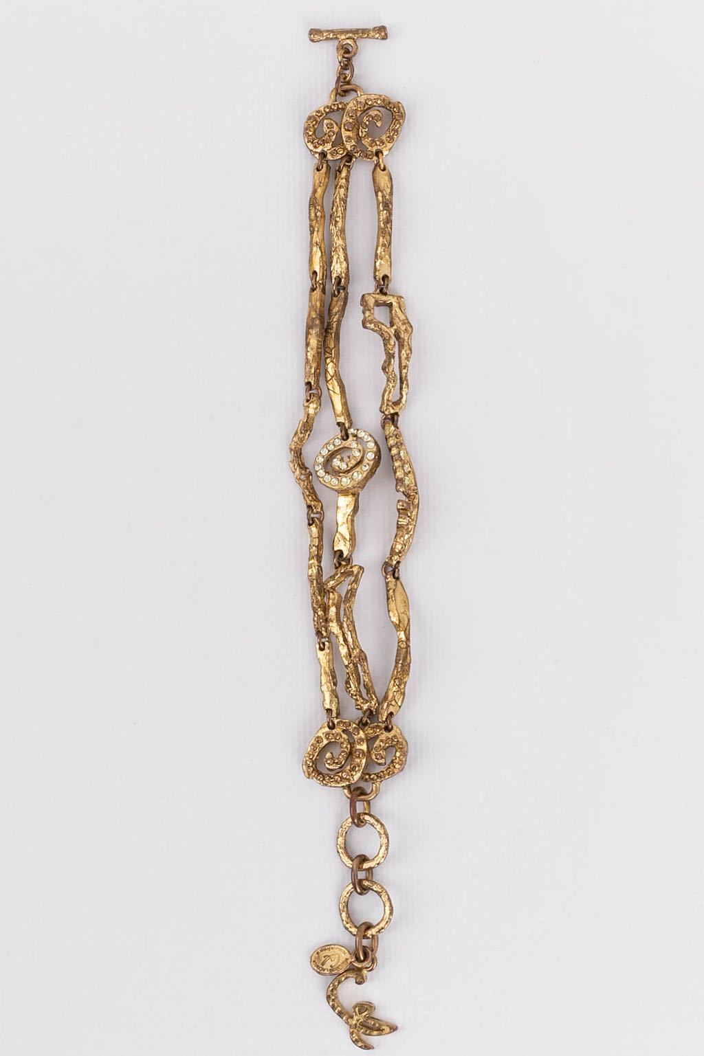 Bracelet en métal doré Christian Lacroix