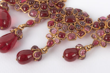 Collier en pâte de verre Chanel