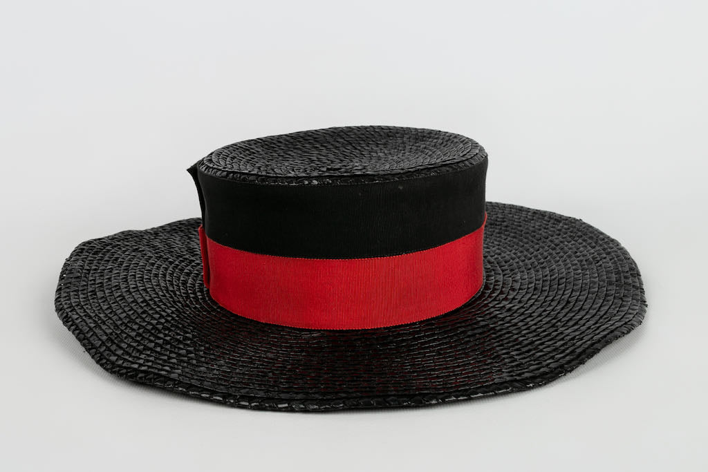 Chapeau de paille Yves Saint Laurent 