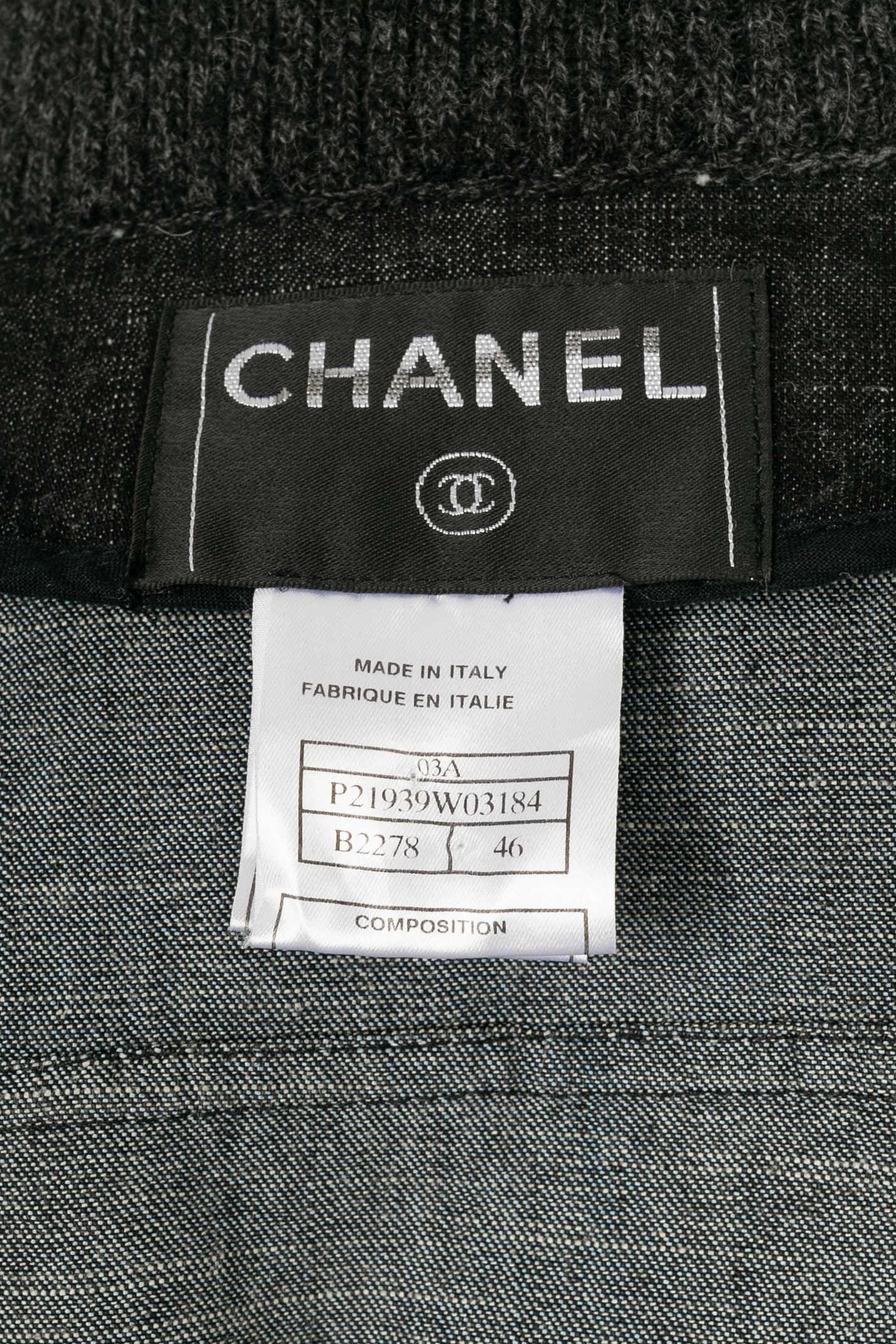 Veste en jean Chanel Automne 2003