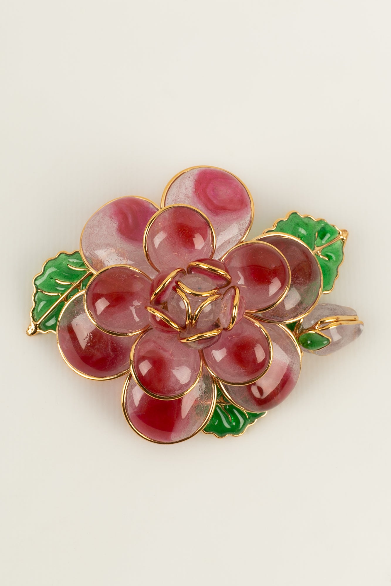 Broche / pendentif fleur Augustine