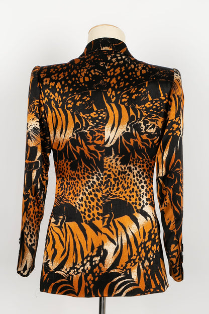 Veste guépard Yves Saint Laurent