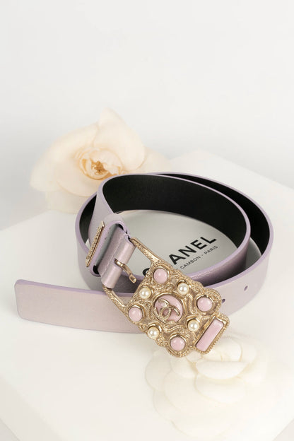 Ceinture mauve Chanel