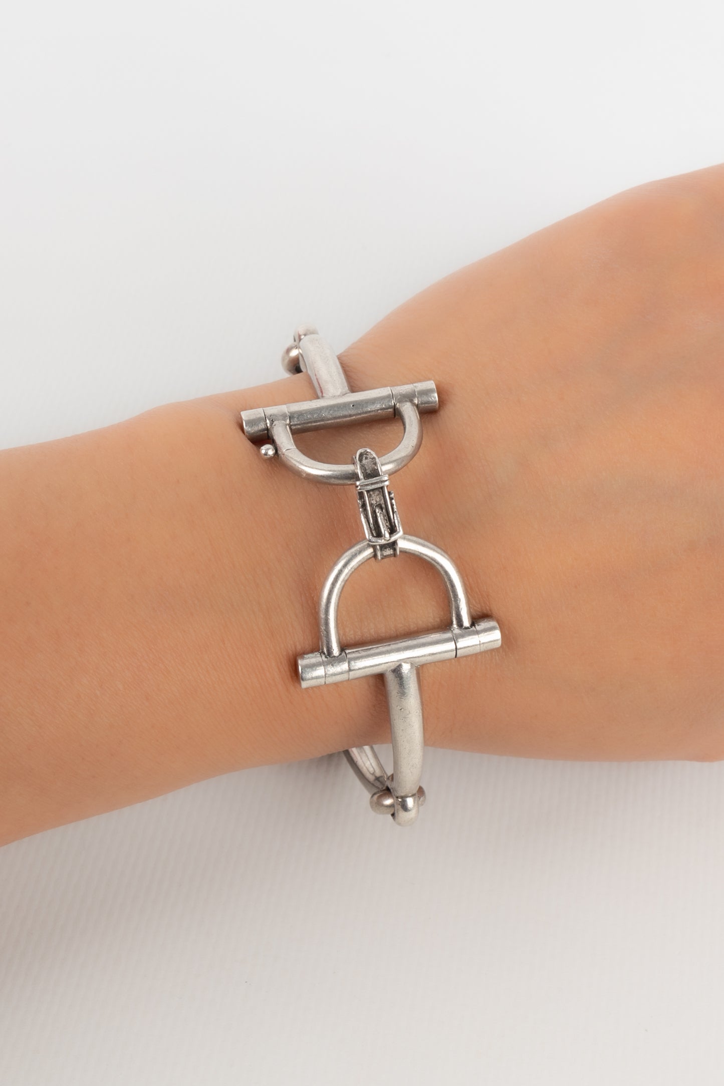 Bracelet en argent Hermès