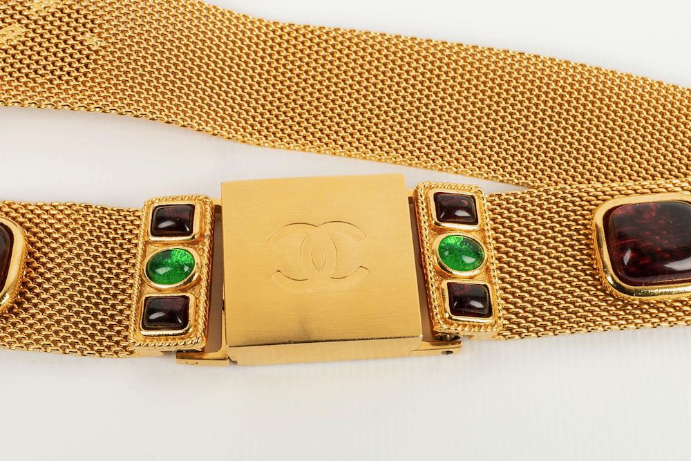 Yellow chanel sale belt