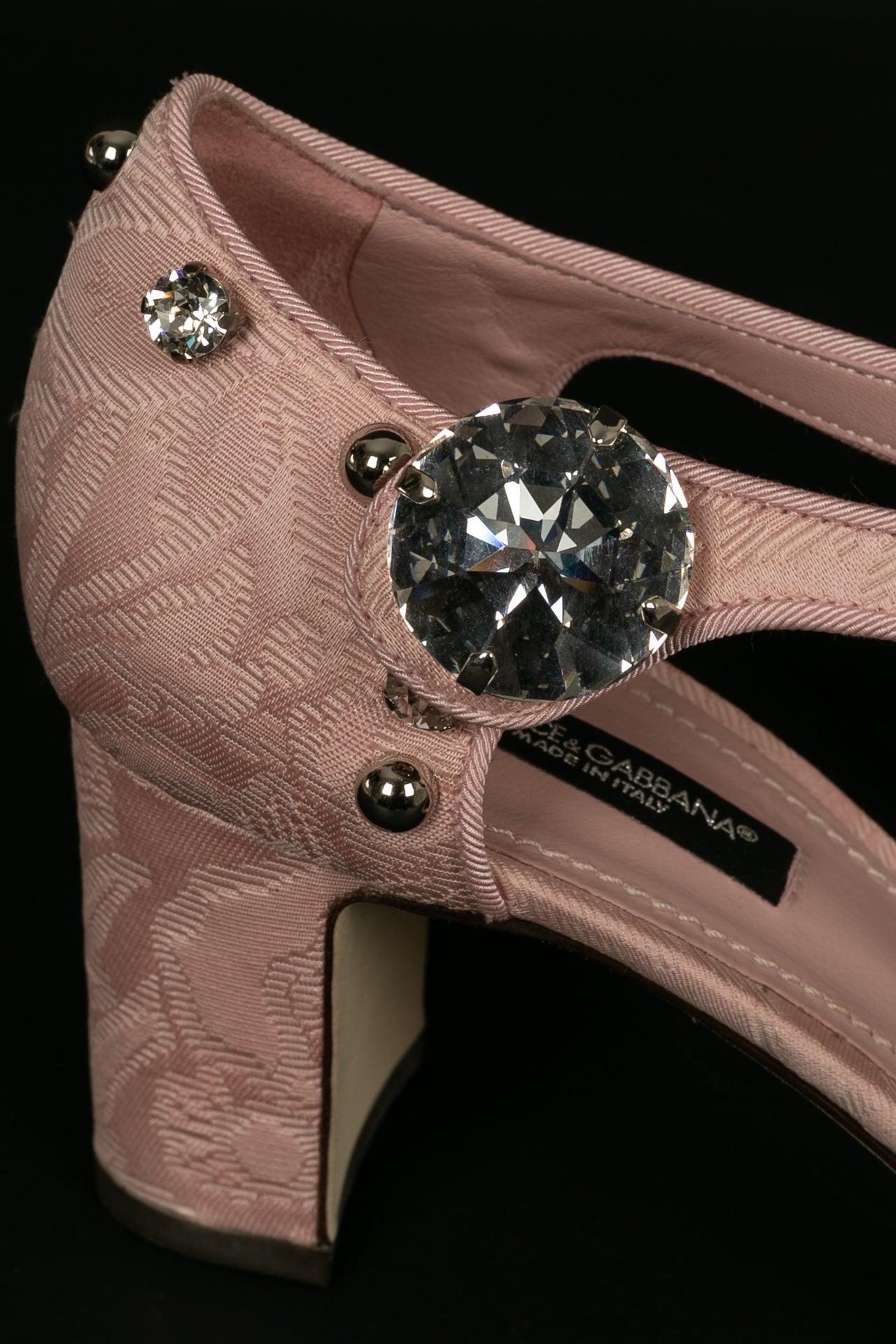 Dolce and gabbana sparkly hotsell shoes pink