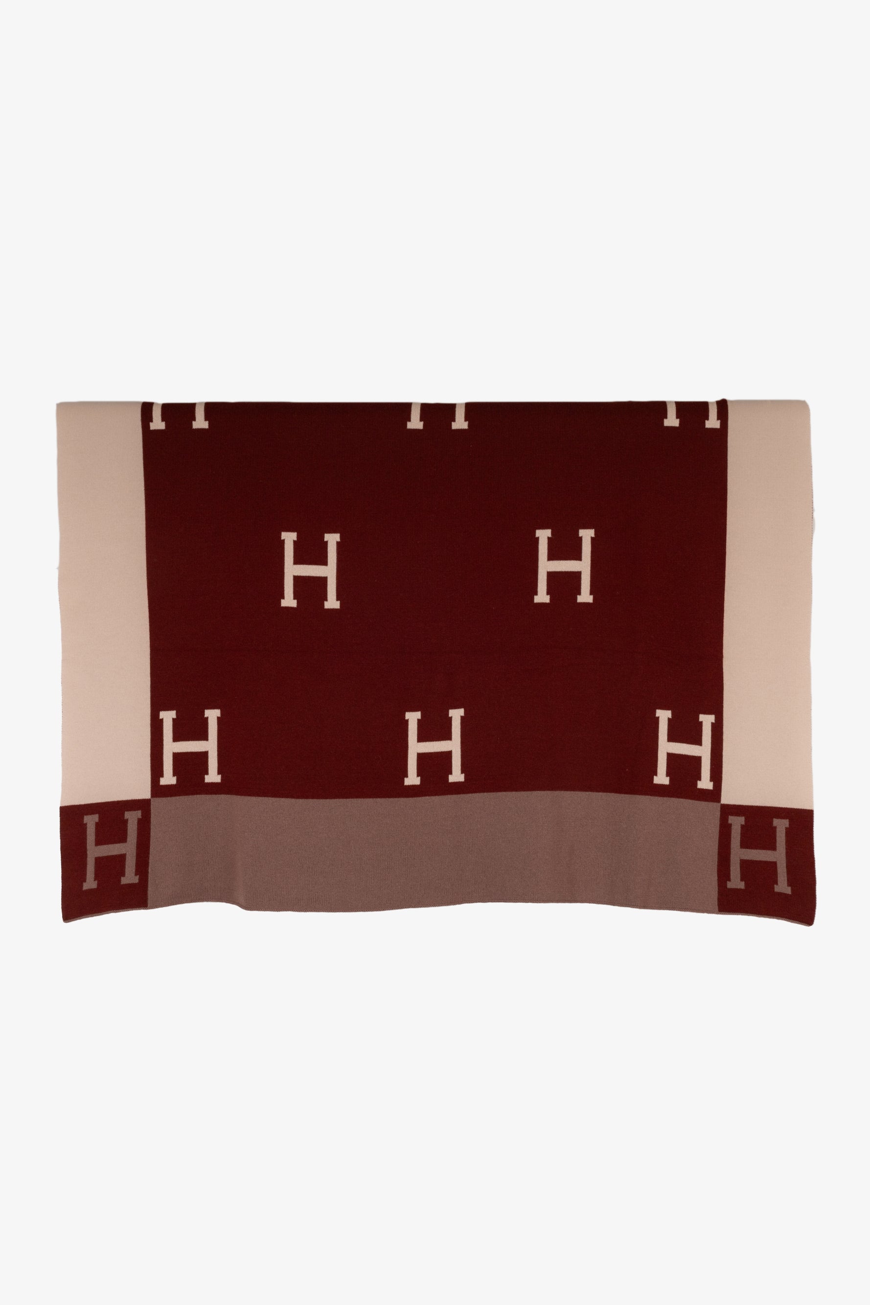Couverture / Plaid en laine Hermès