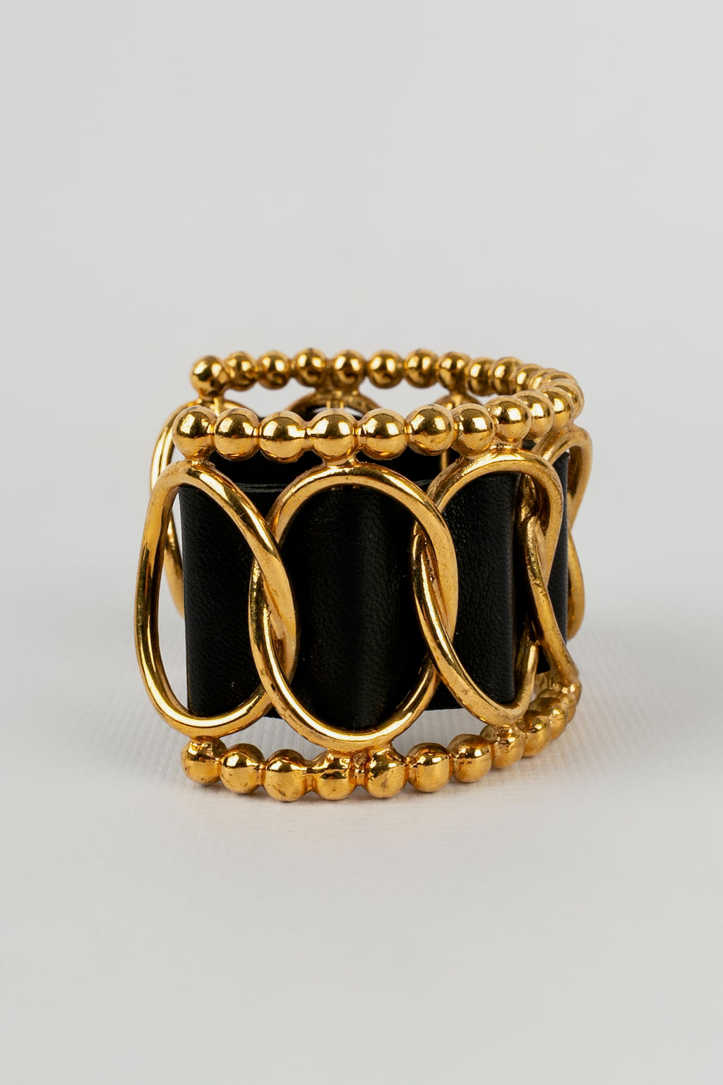 Bracelet en cuir Chanel 1990s
