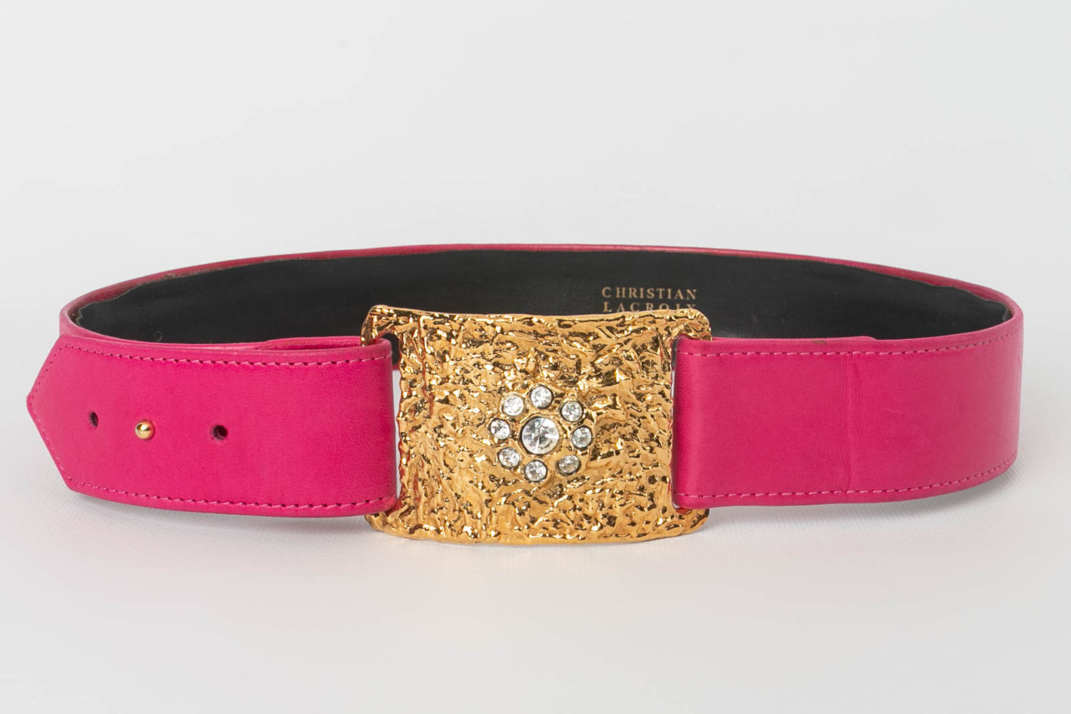 Ceinture en cuir Christian Lacroix