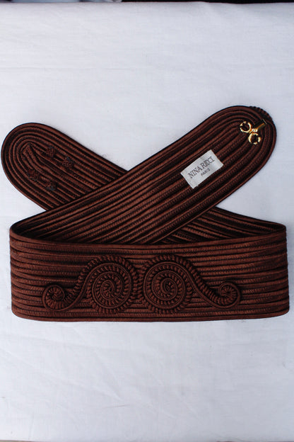 Nina Ricci passementerie belt 